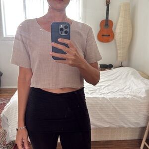 Zulu and zephyr crop top